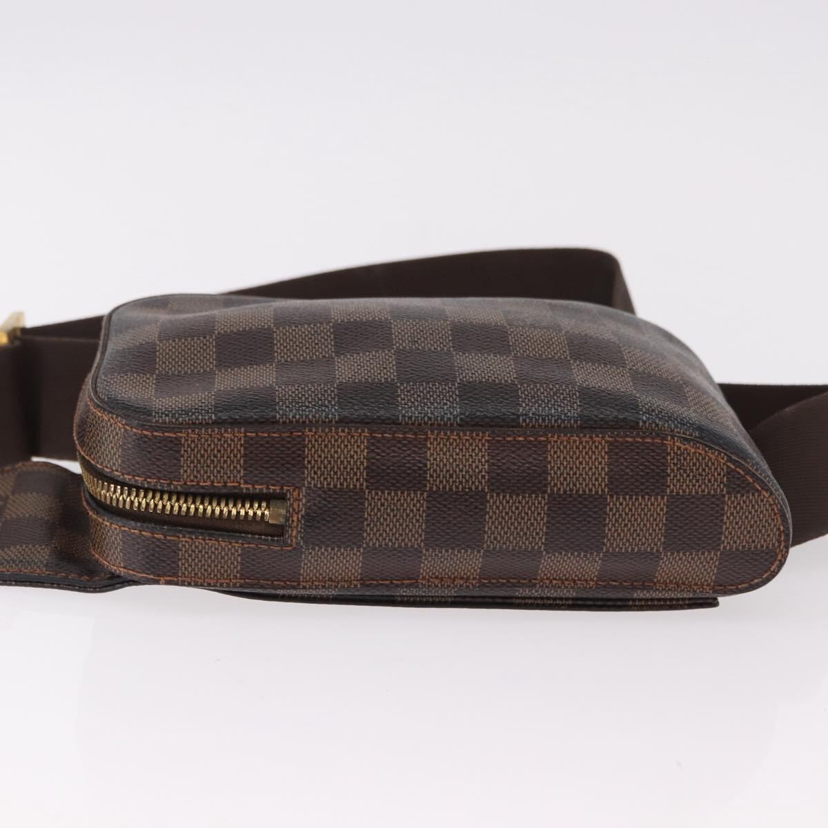 LOUIS VUITTON Damier Ebene Geronimos Shoulder Bag N51994 LV Auth 170767