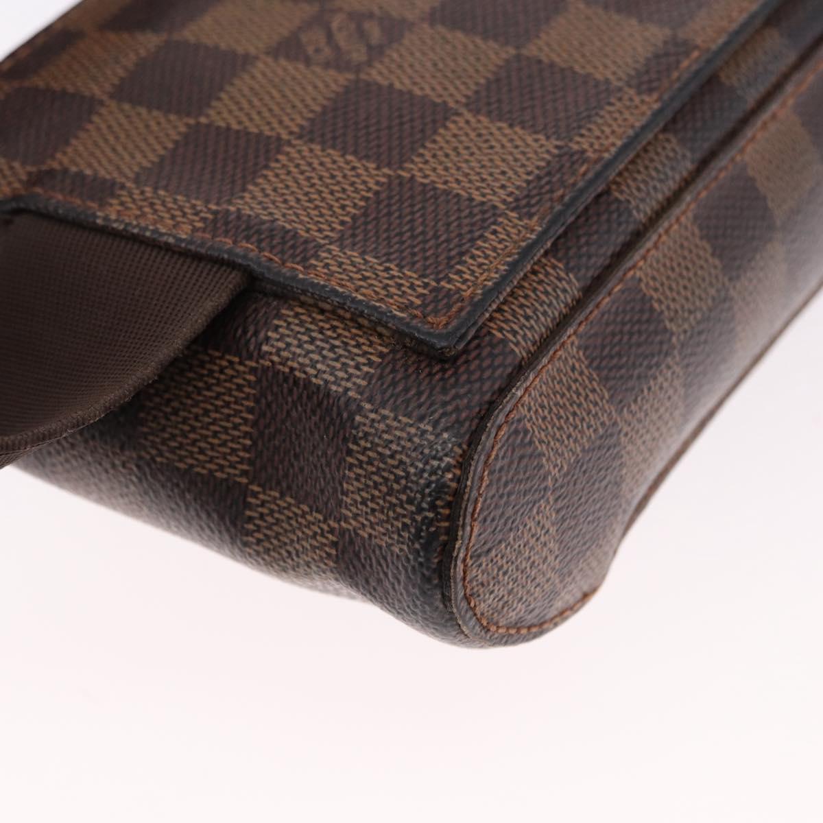 LOUIS VUITTON Damier Ebene Geronimos Shoulder Bag N51994 LV Auth 170767