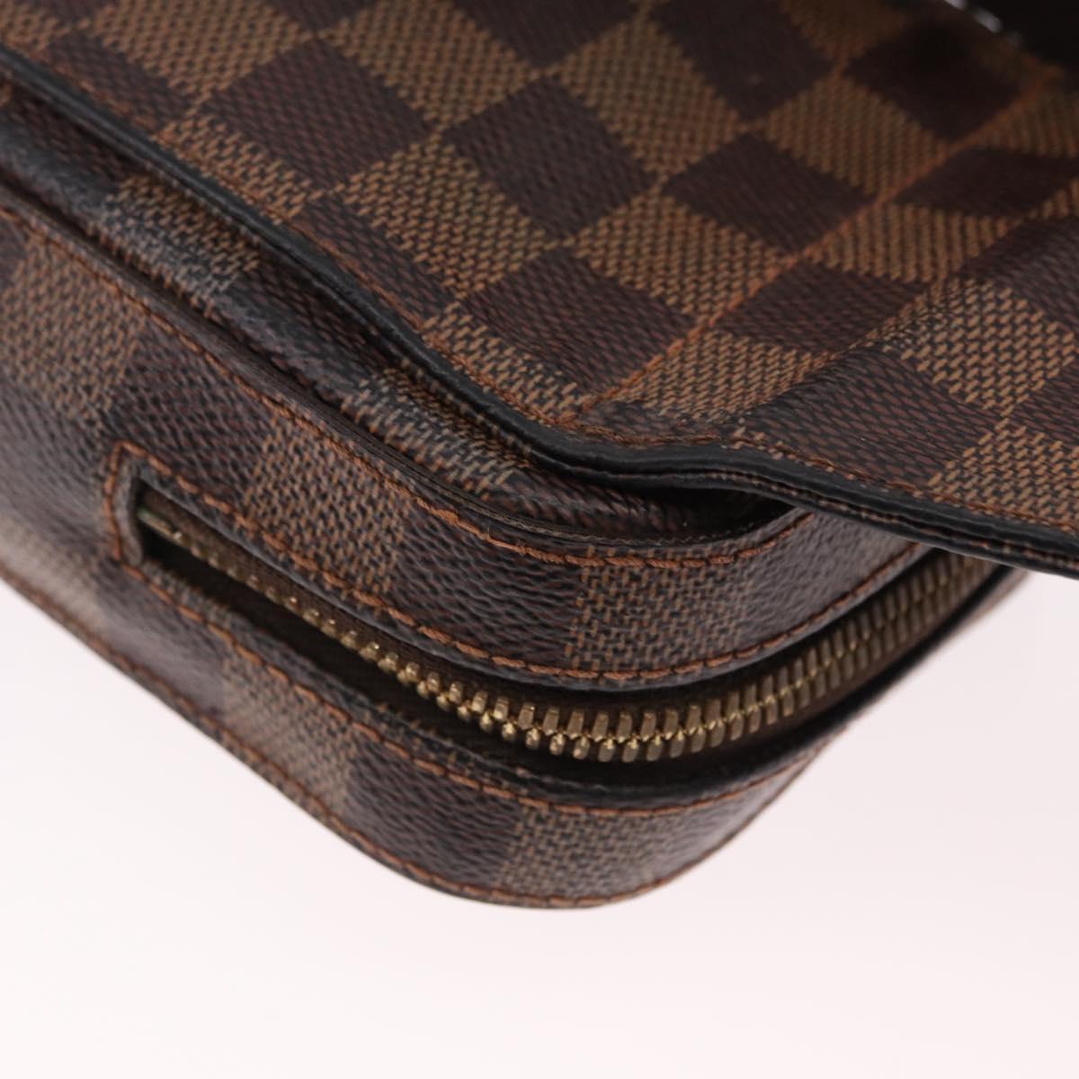 LOUIS VUITTON Damier Ebene Geronimos Shoulder Bag N51994 LV Auth 170767