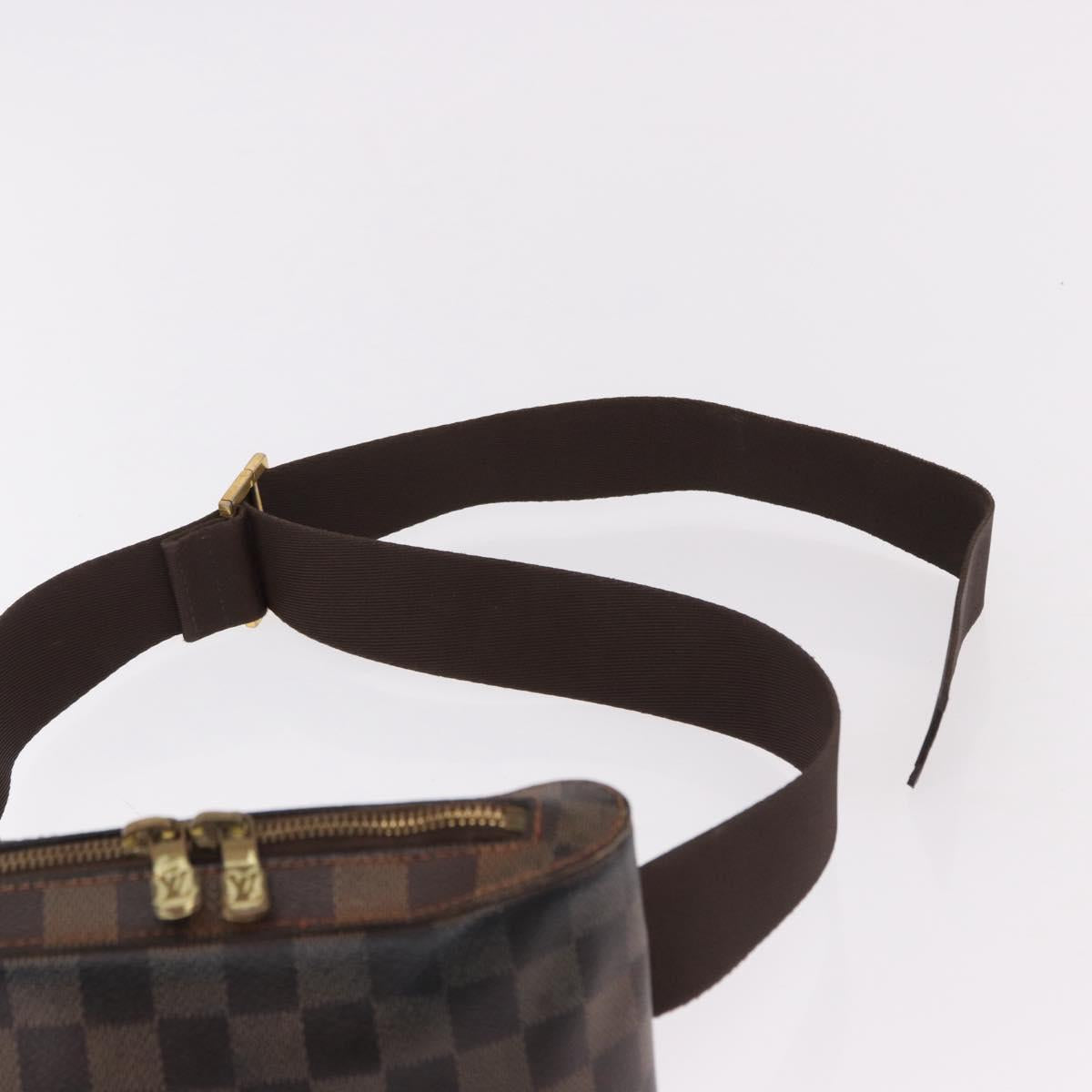 LOUIS VUITTON Damier Ebene Geronimos Shoulder Bag N51994 LV Auth 170767