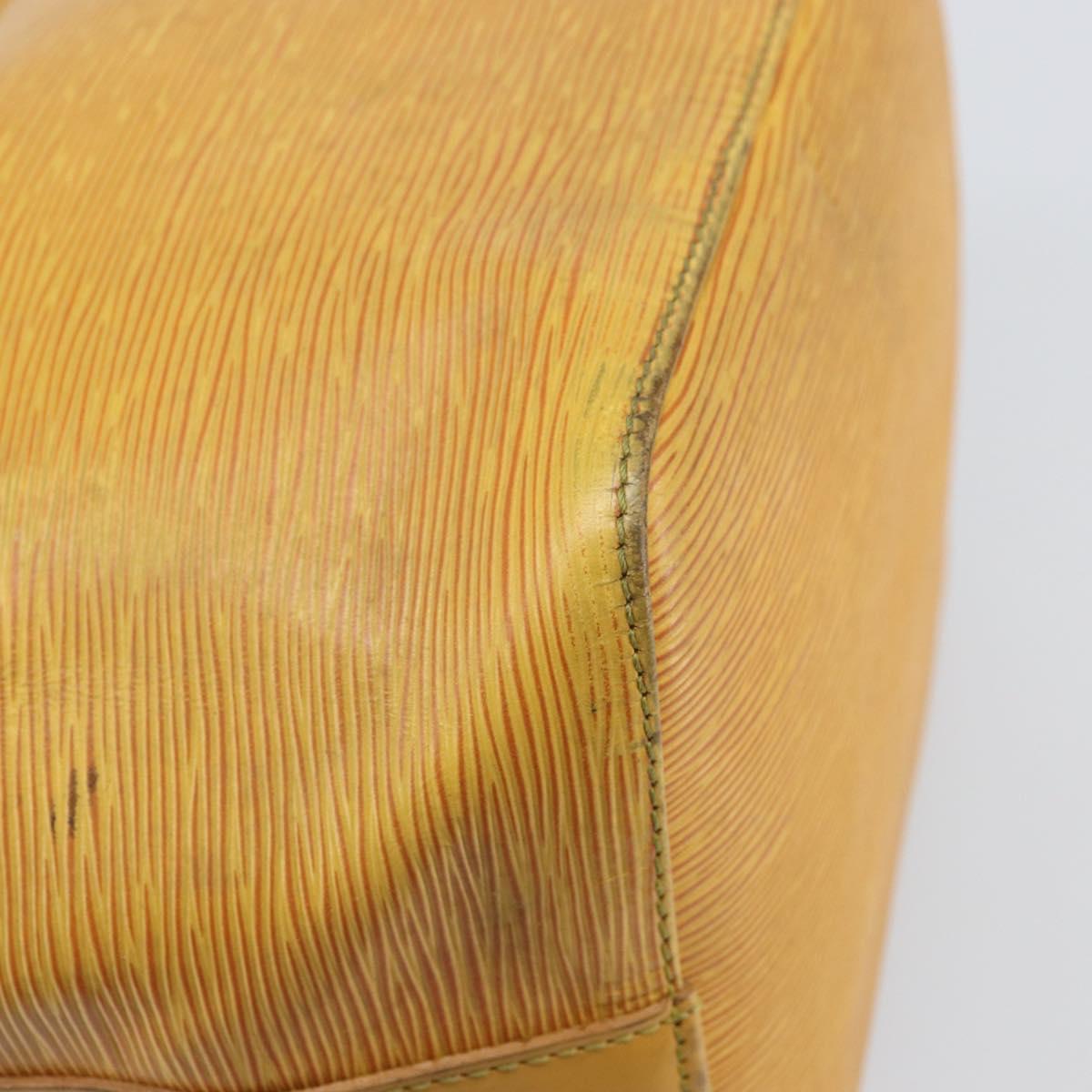 LOUIS VUITTON Epi Petit Noe Shoulder Bag Yellow M44109 LV Auth 170770