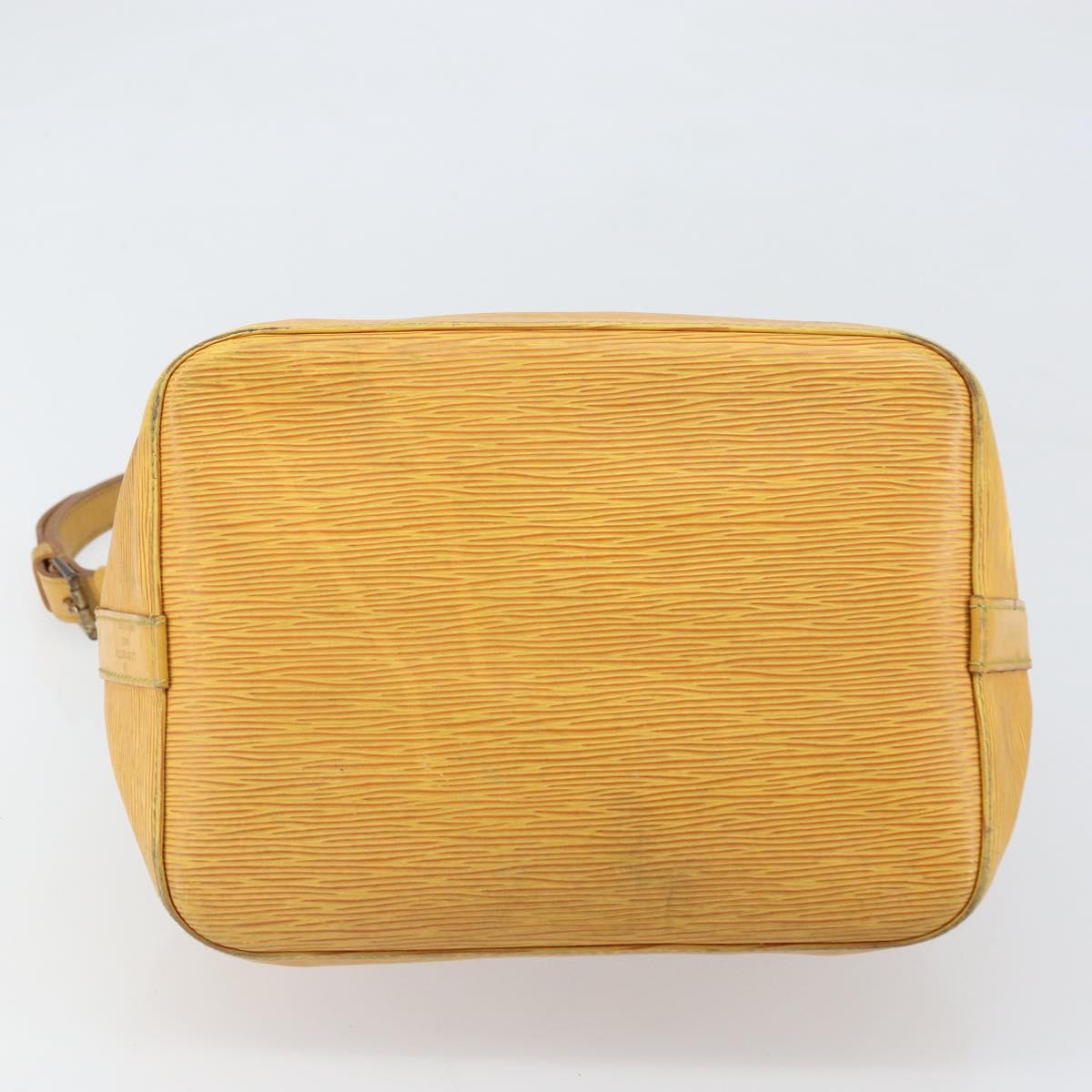 LOUIS VUITTON Epi Petit Noe Shoulder Bag Yellow M44109 LV Auth 170770
