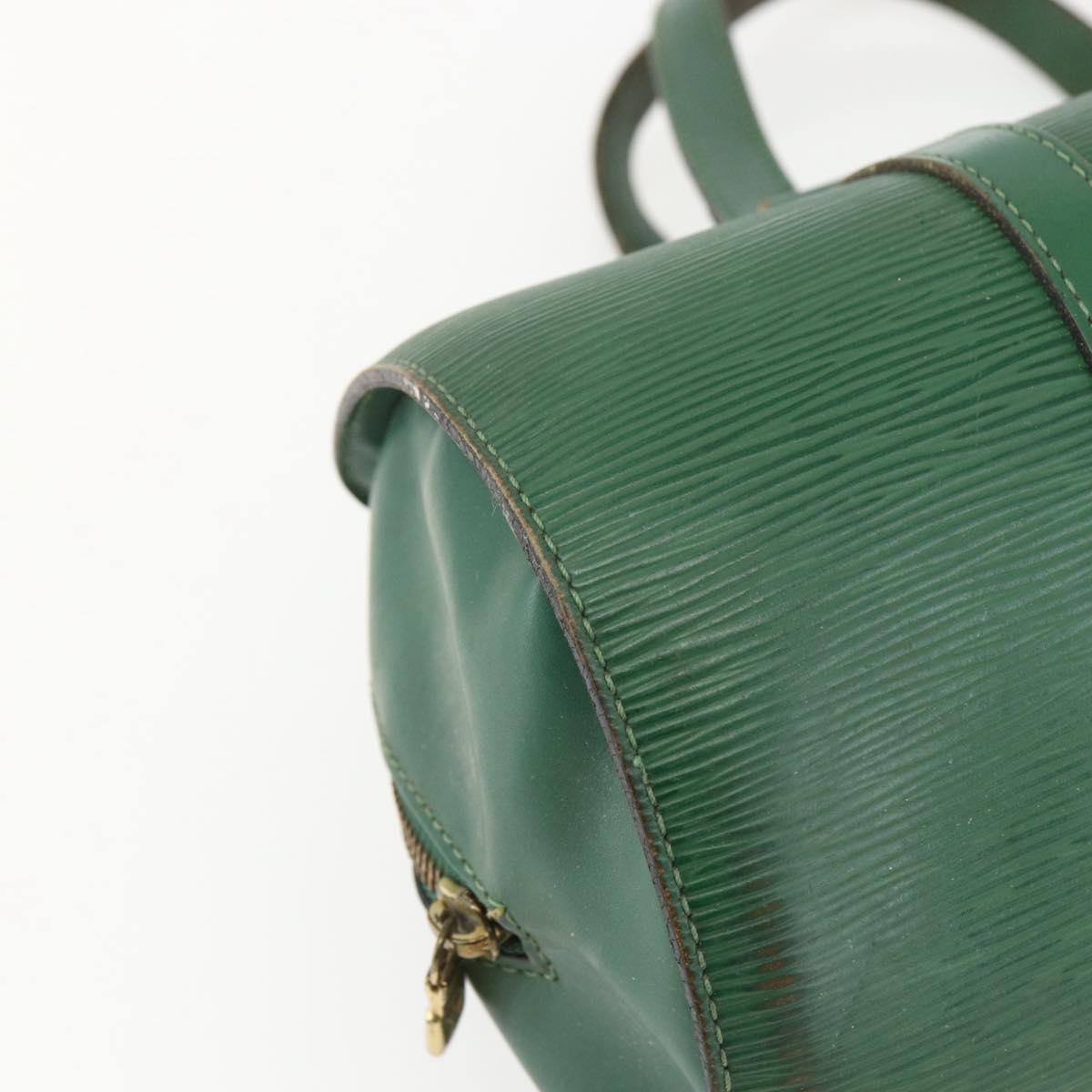 LOUIS VUITTON Epi Soufflot Hand Bag Green M52224 LV Auth 170774