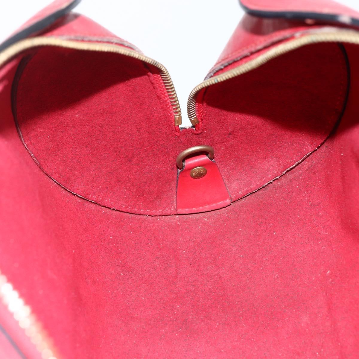 LOUIS VUITTON Epi Soufflot Hand Bag Red M52227 LV Auth 170775