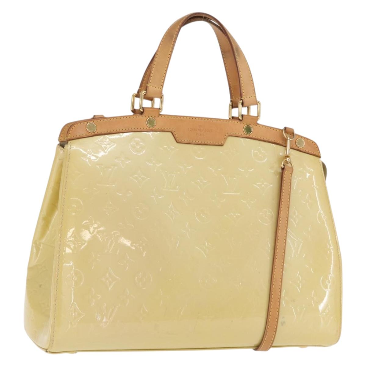 LOUIS VUITTON Monogram Vernis Blair MM Bag 2way Broncorail M91456 LV Auth 170795