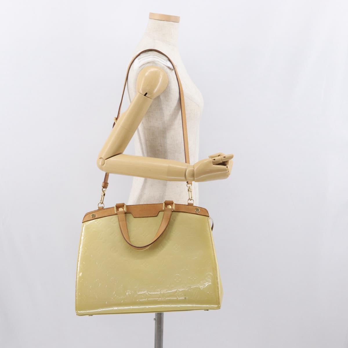 LOUIS VUITTON Monogram Vernis Blair MM Bag 2way Broncorail M91456 LV Auth 170795