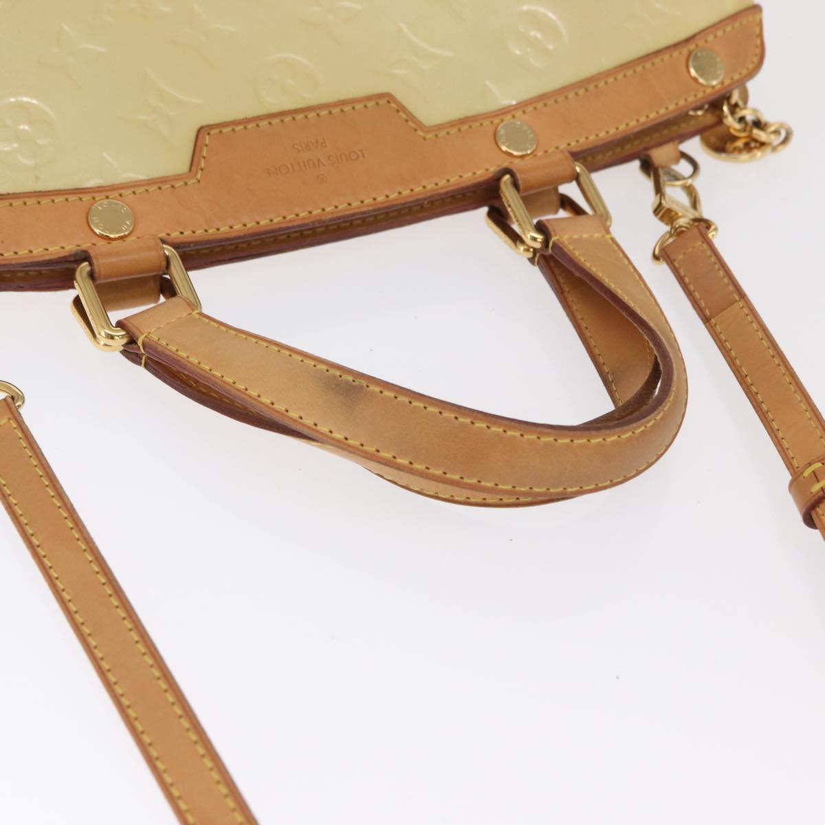 LOUIS VUITTON Monogram Vernis Blair MM Bag 2way Broncorail M91456 LV Auth 170795