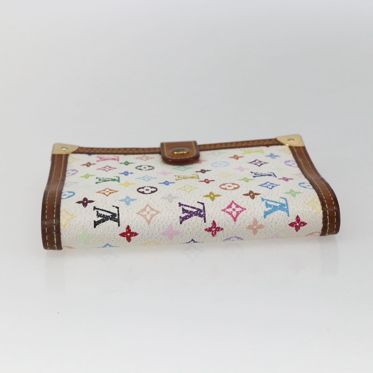 LOUIS VUITTON Multicolor Agenda PM Day Planner Cover White R21074 LV Auth 170796