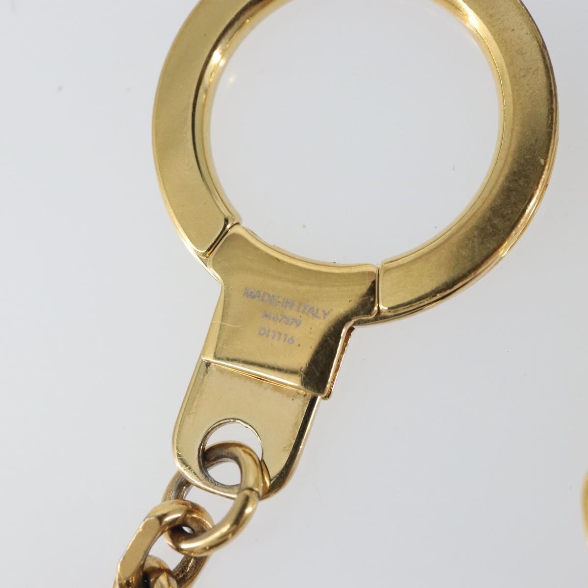 LOUIS VUITTON Chain Caleido V Charm Key Holder metal Gold M67379 LV Auth 170801