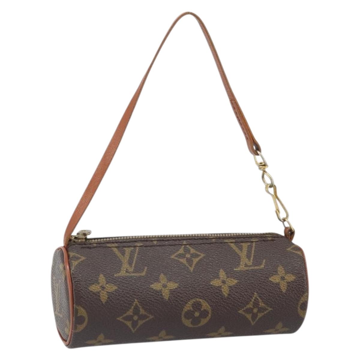 LOUIS VUITTON Monogram Papillon Pouch LV Auth 170803