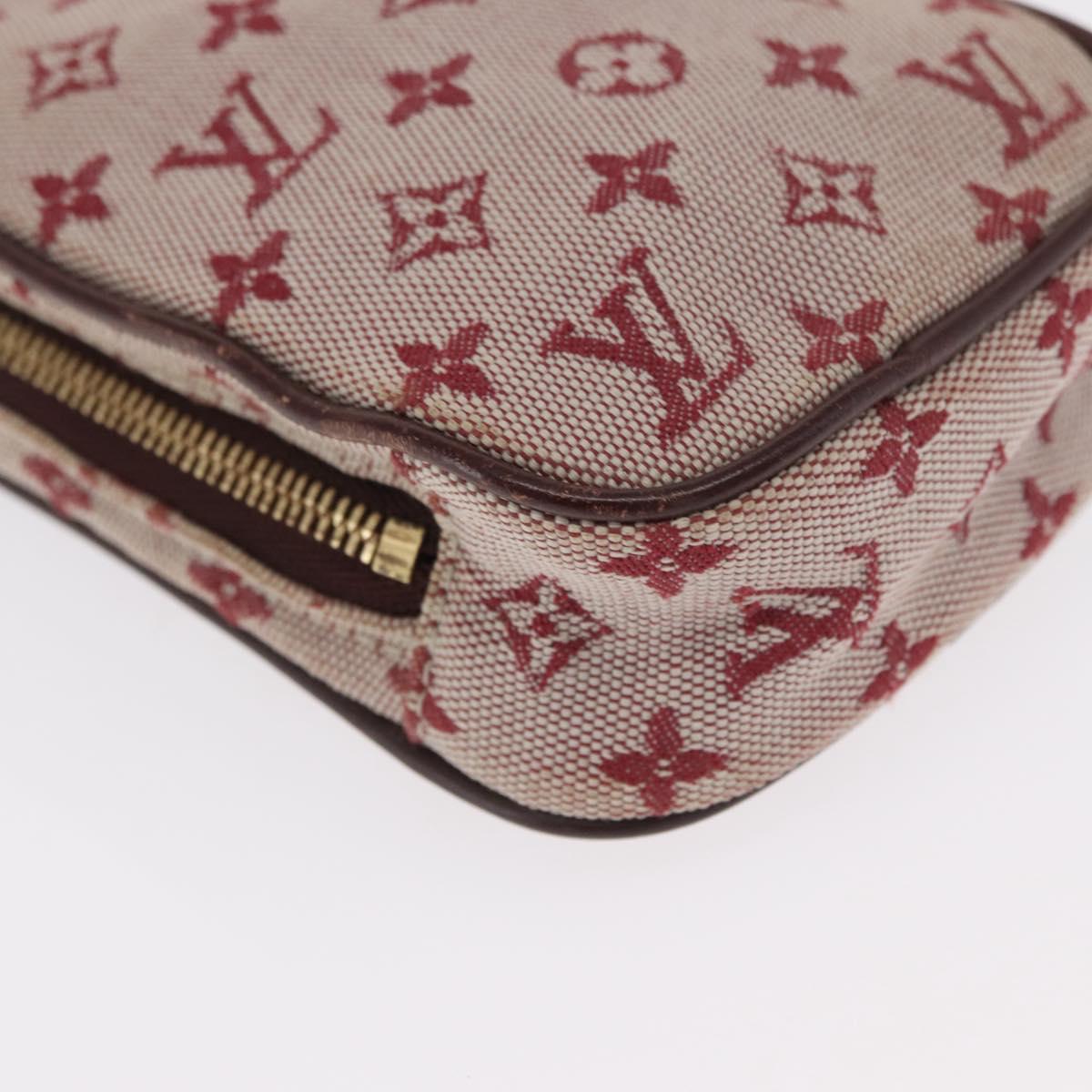 LOUIS VUITTON Monogram Mini Usu Digital Pouch Red M60001 LV Auth 170804