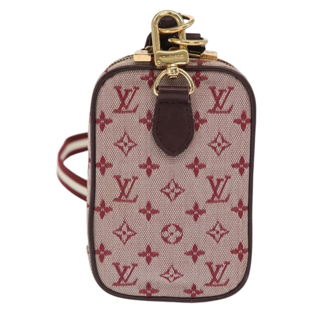 LOUIS VUITTON Monogram Mini Usu Digital Pouch Red M60001 LV Auth 170804