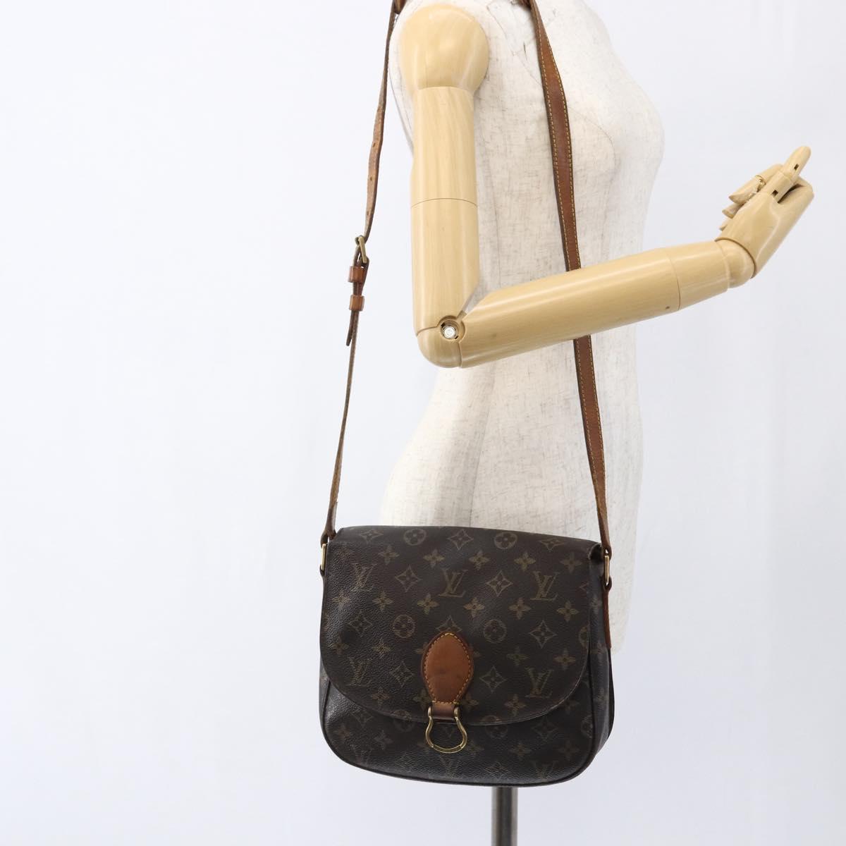 LOUIS VUITTON Monogram Saint Cloud GM Shoulder Bag M51242 LV Auth 170822