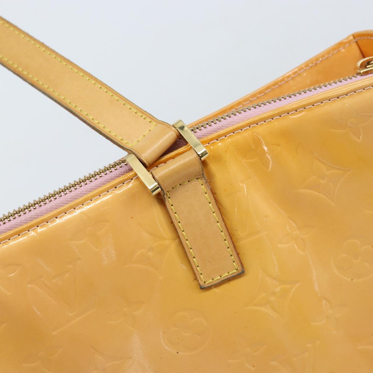 LOUIS VUITTON Monogram Vernis Columbus Tote Bag Pink M91032 LV Auth 170832