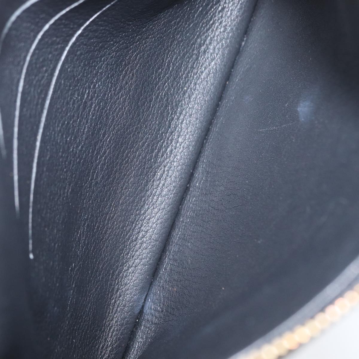LOUIS VUITTON Mahina Selene PM Pouch Pouch Leather Black M94314 LV Auth 170872M