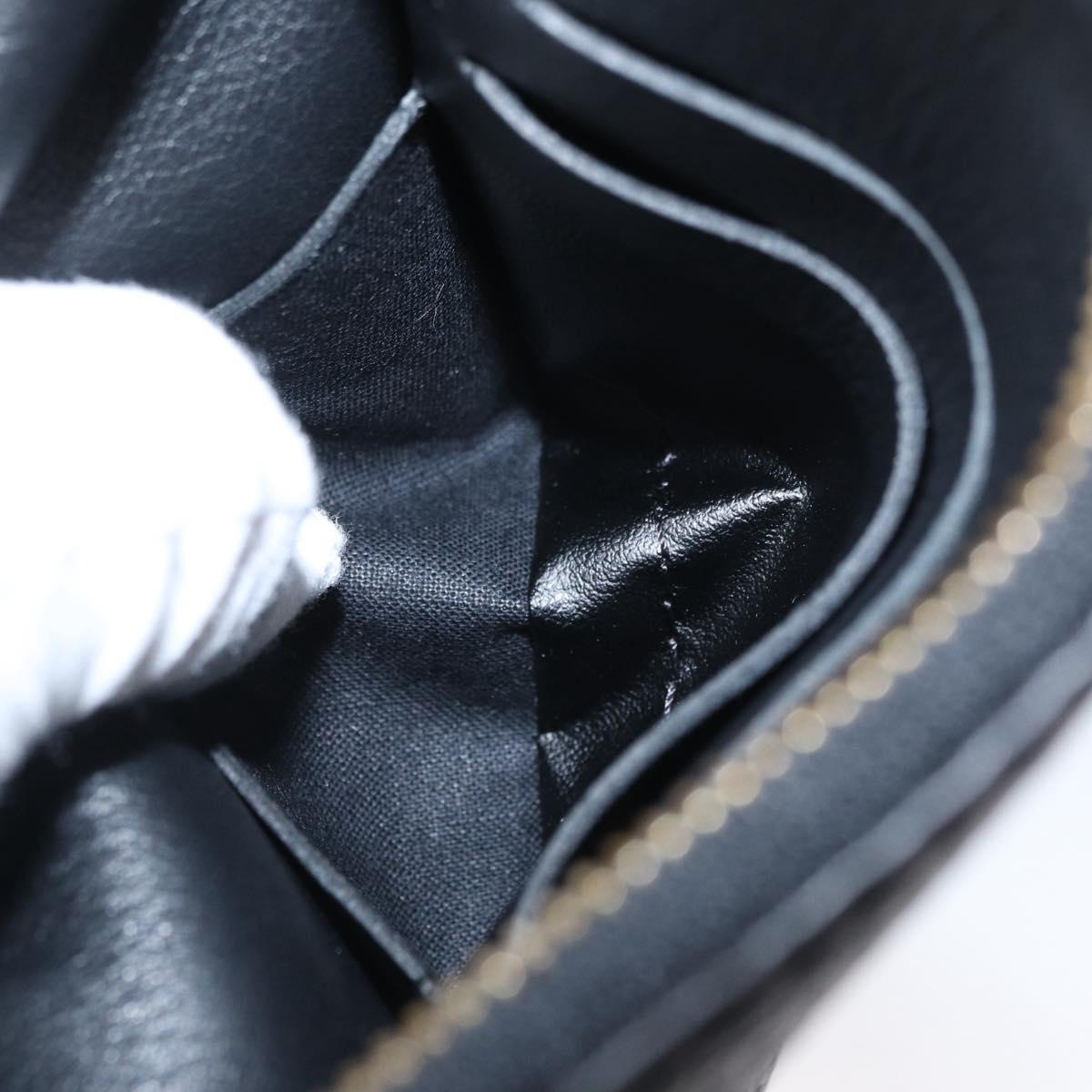 LOUIS VUITTON Mahina Selene PM Pouch Pouch Leather Black M94314 LV Auth 170872M