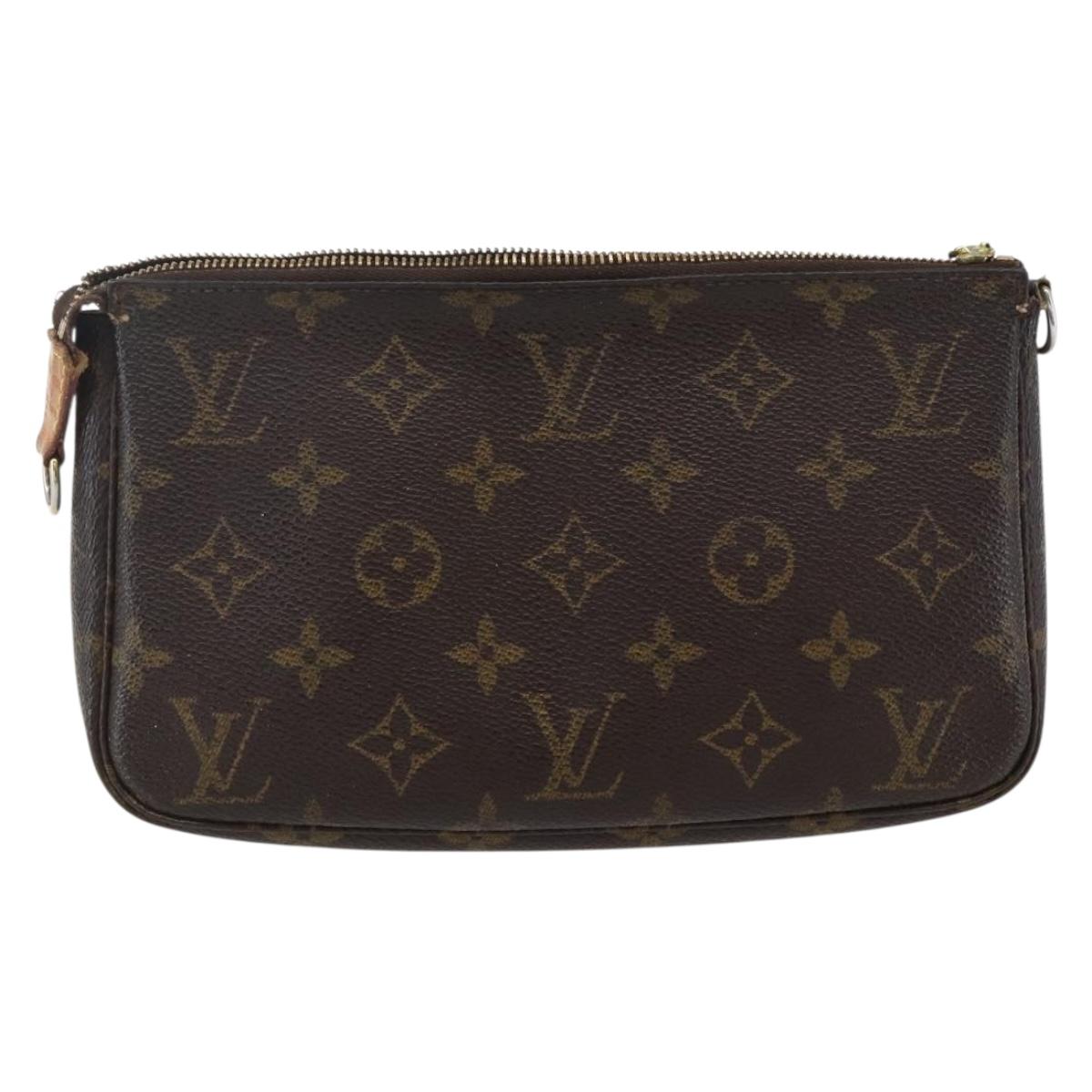 LOUIS VUITTON Monogram Pochette Accessoires Pouch M51980 LV Auth 170876