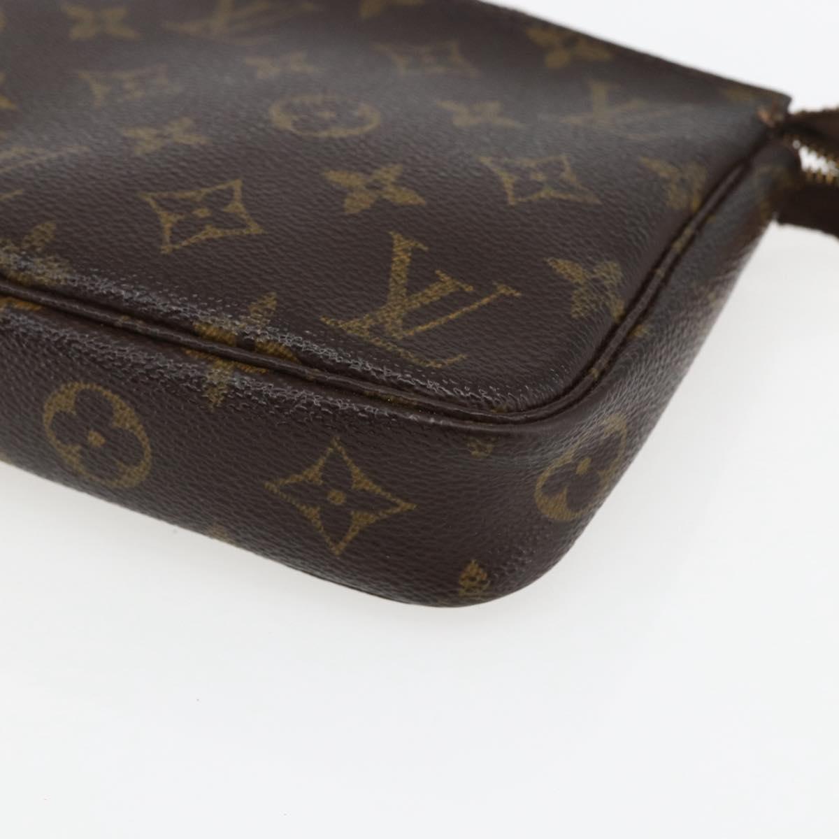 LOUIS VUITTON Monogram Pochette Accessoires Pouch M51980 LV Auth 170876