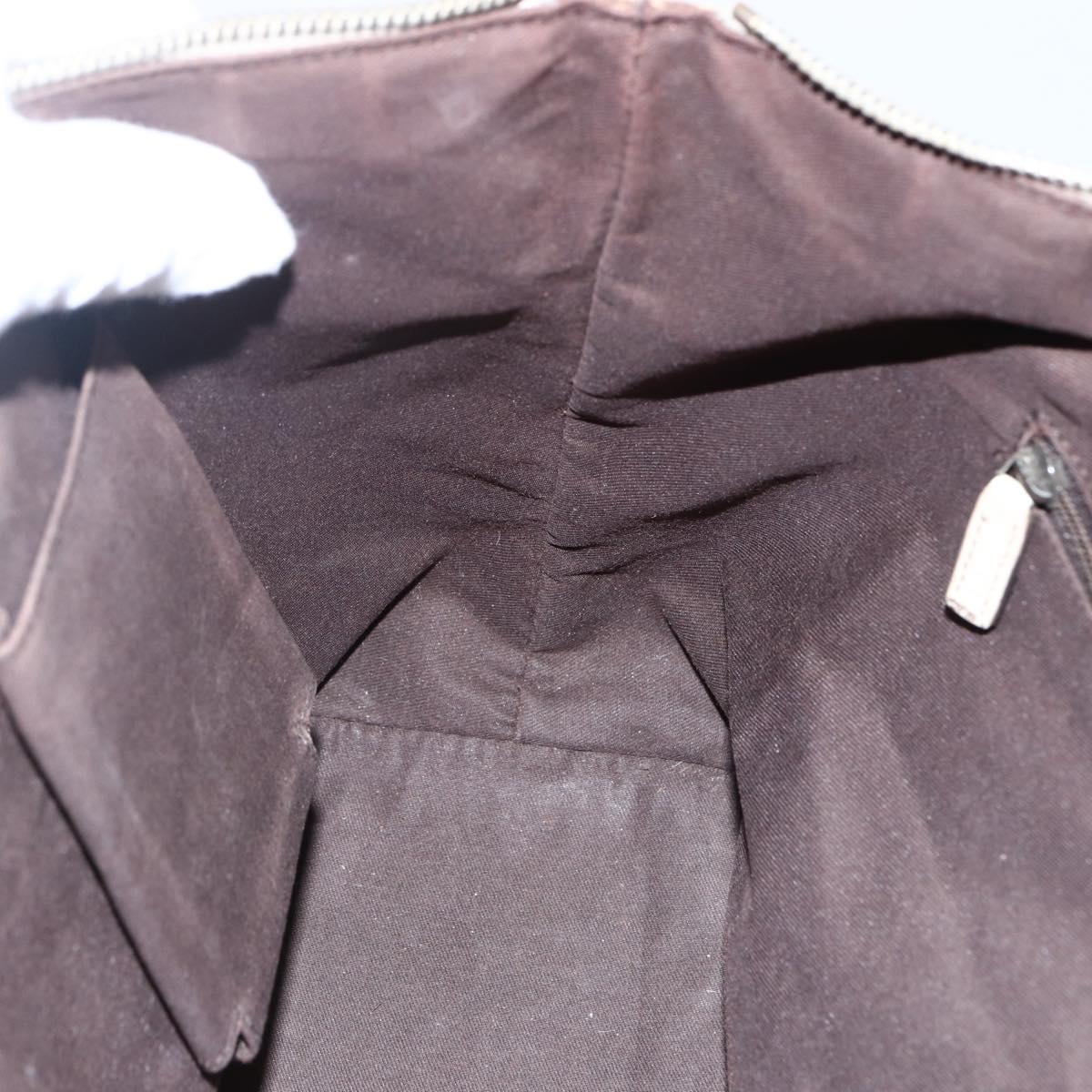 GUCCI GG Canvas Abbey Tote Bag Beige Gold 141470 Auth 170896