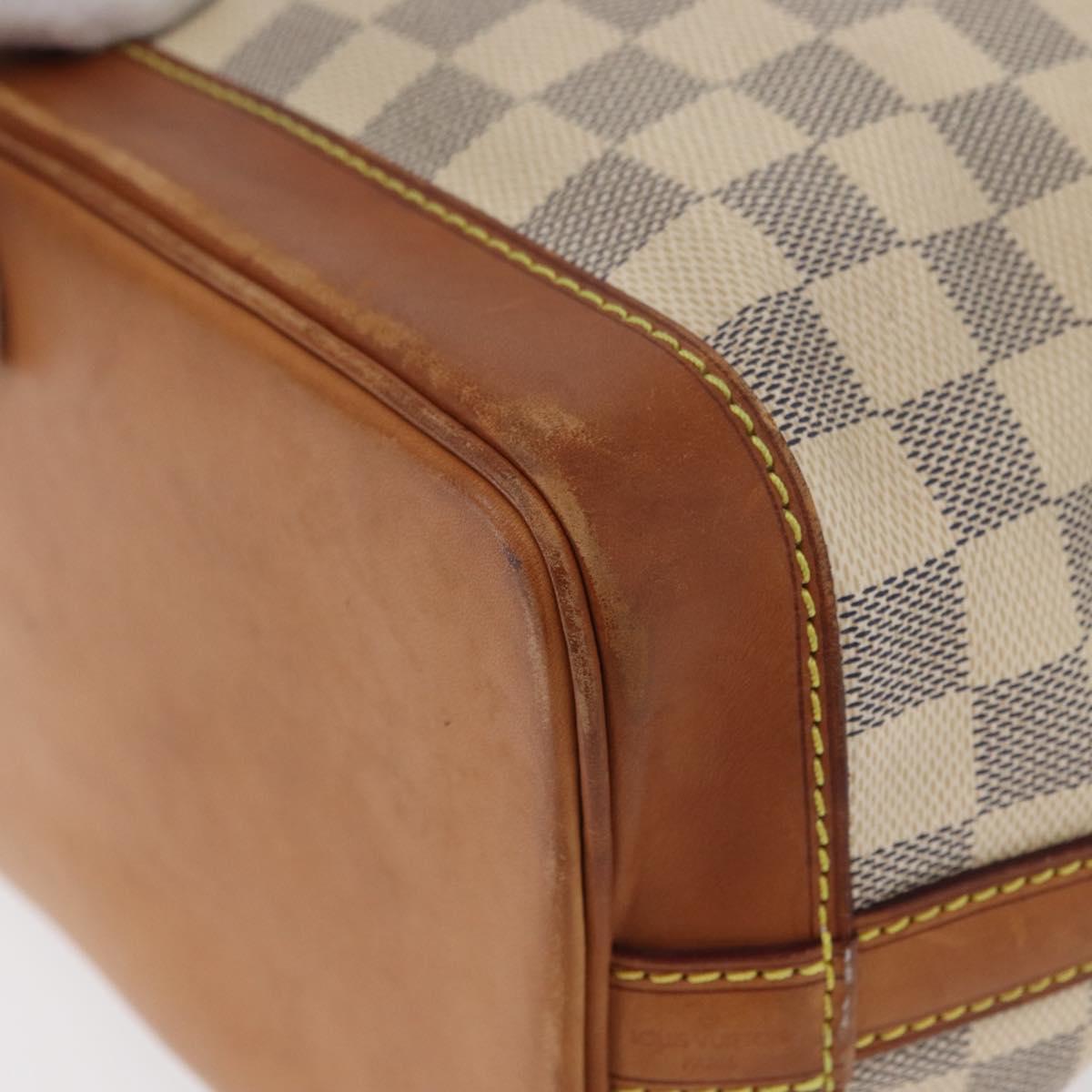 LOUIS VUITTON Damier Azur Noe BB Shoulder Bag N41220 LV Auth 170949A