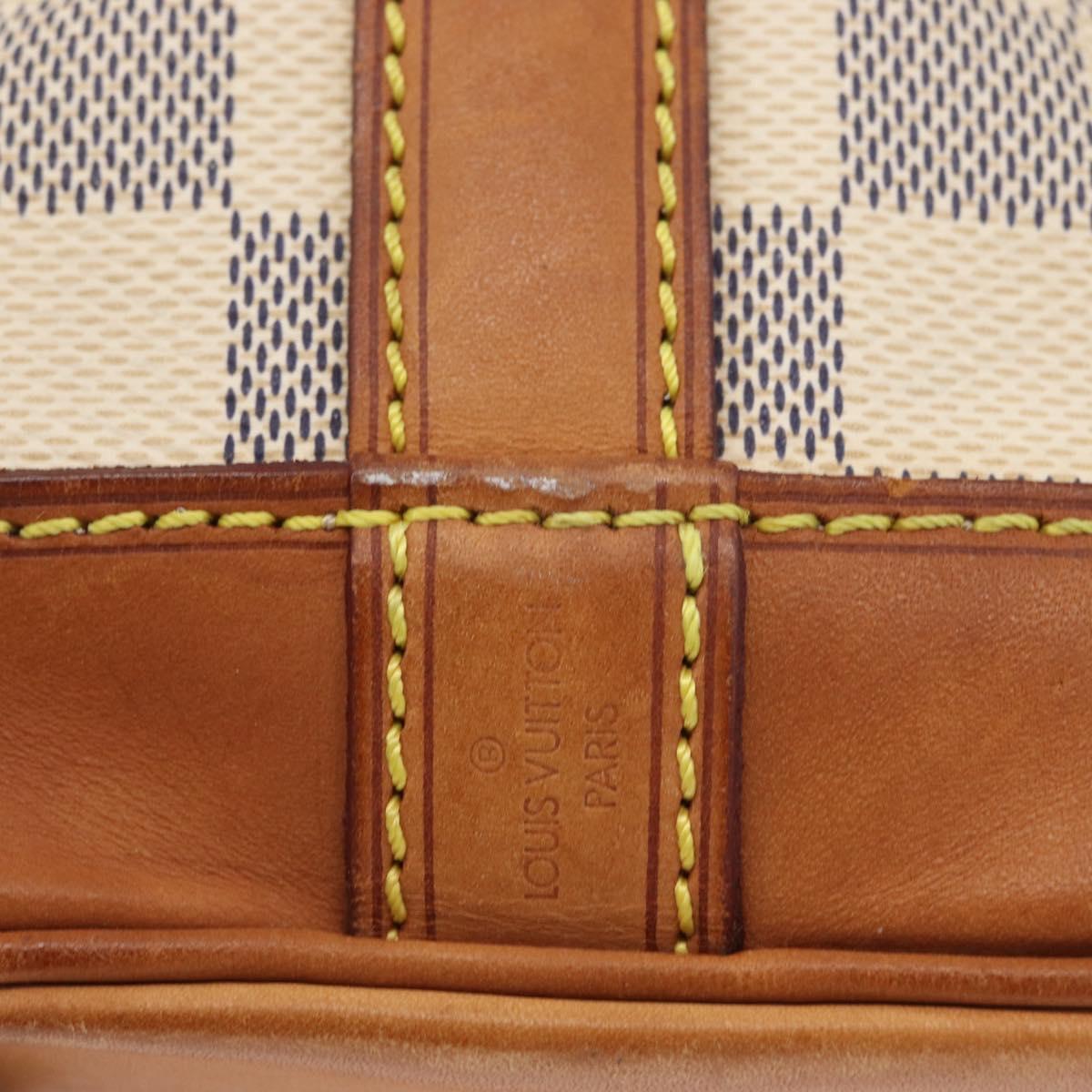 LOUIS VUITTON Damier Azur Noe BB Shoulder Bag N41220 LV Auth 170949A