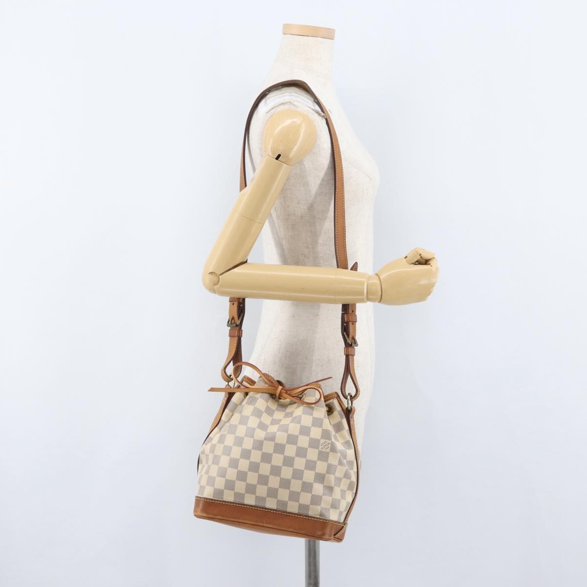 LOUIS VUITTON Damier Azur Noe BB Shoulder Bag N41220 LV Auth 170949A