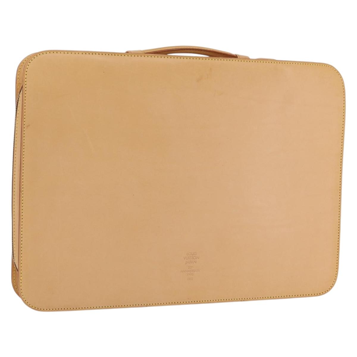 LOUIS VUITTON Nomad Baltic Briefcase 20th Anniversary Beige M99071 Auth 170956A