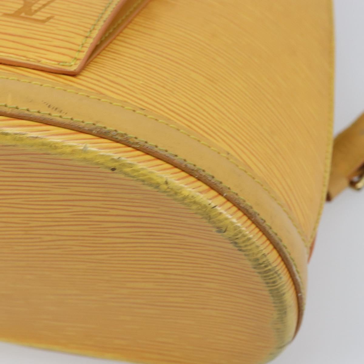 LOUIS VUITTON Epi Gobelins Backpack Yellow M52299 LV Auth 170960
