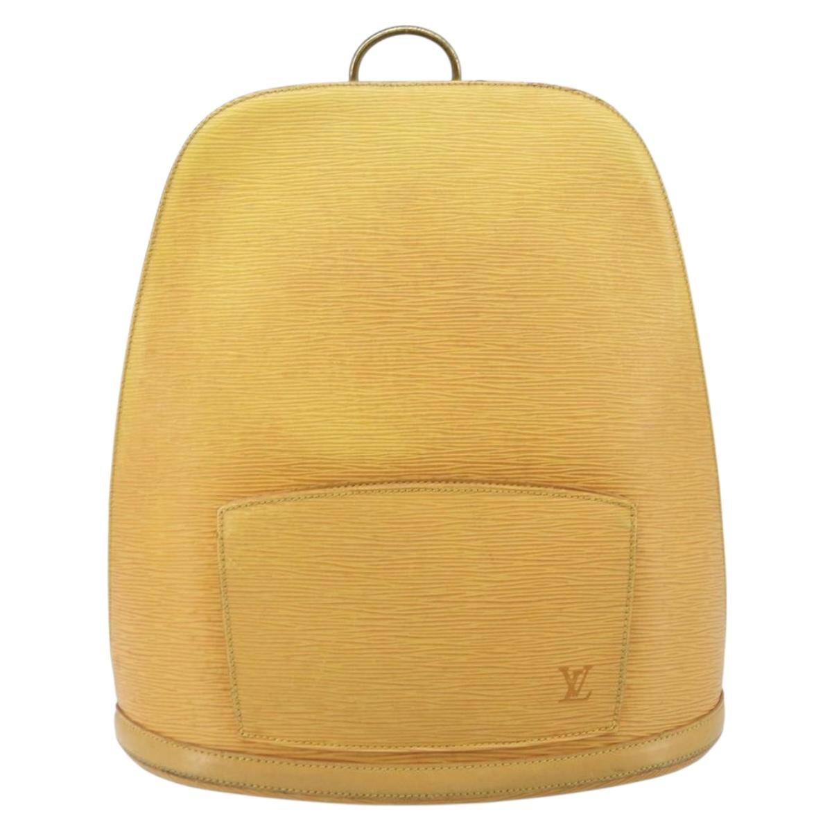 LOUIS VUITTON Epi Gobelins Backpack Yellow M52299 LV Auth 170960