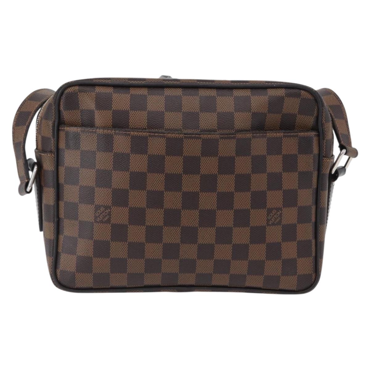 LOUIS VUITTON Damier Ebene Chapman Brothers Nile PM Bag N42704 LV Auth 170961