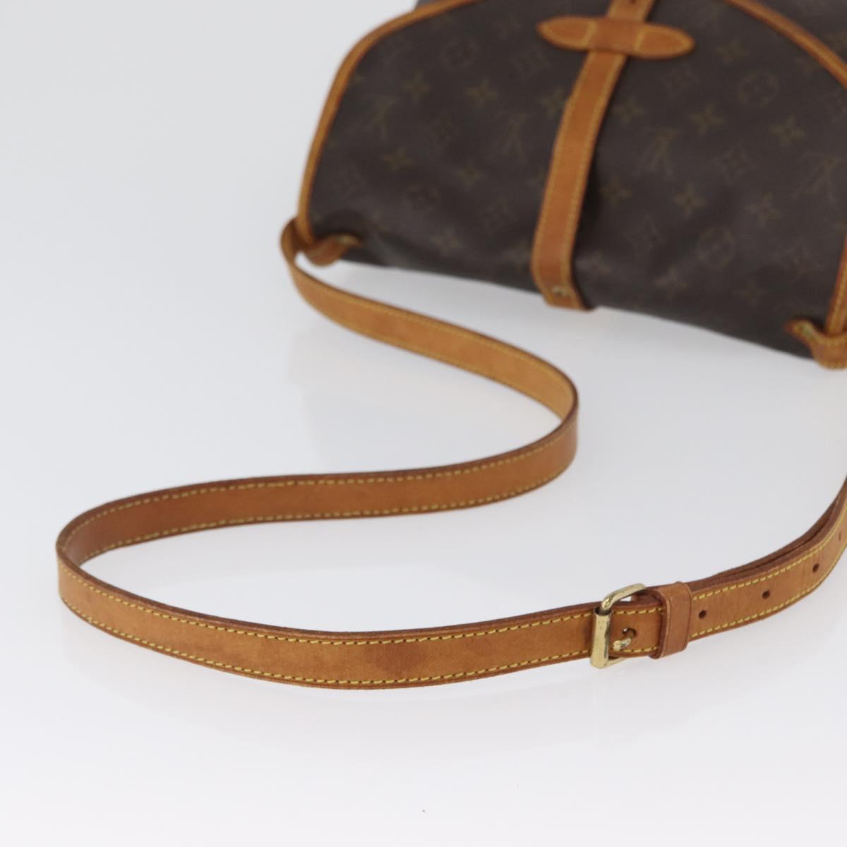 LOUIS VUITTON Monogram Saumur 30 Shoulder Bag M42256 LV Auth 170962