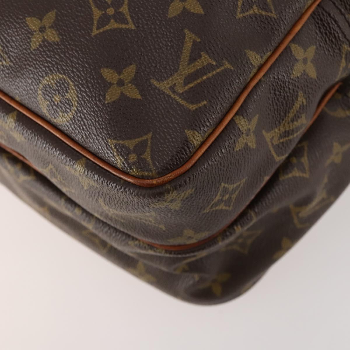 LOUIS VUITTON Monogram Reporter GM Shoulder Bag M45252 LV Auth 170965