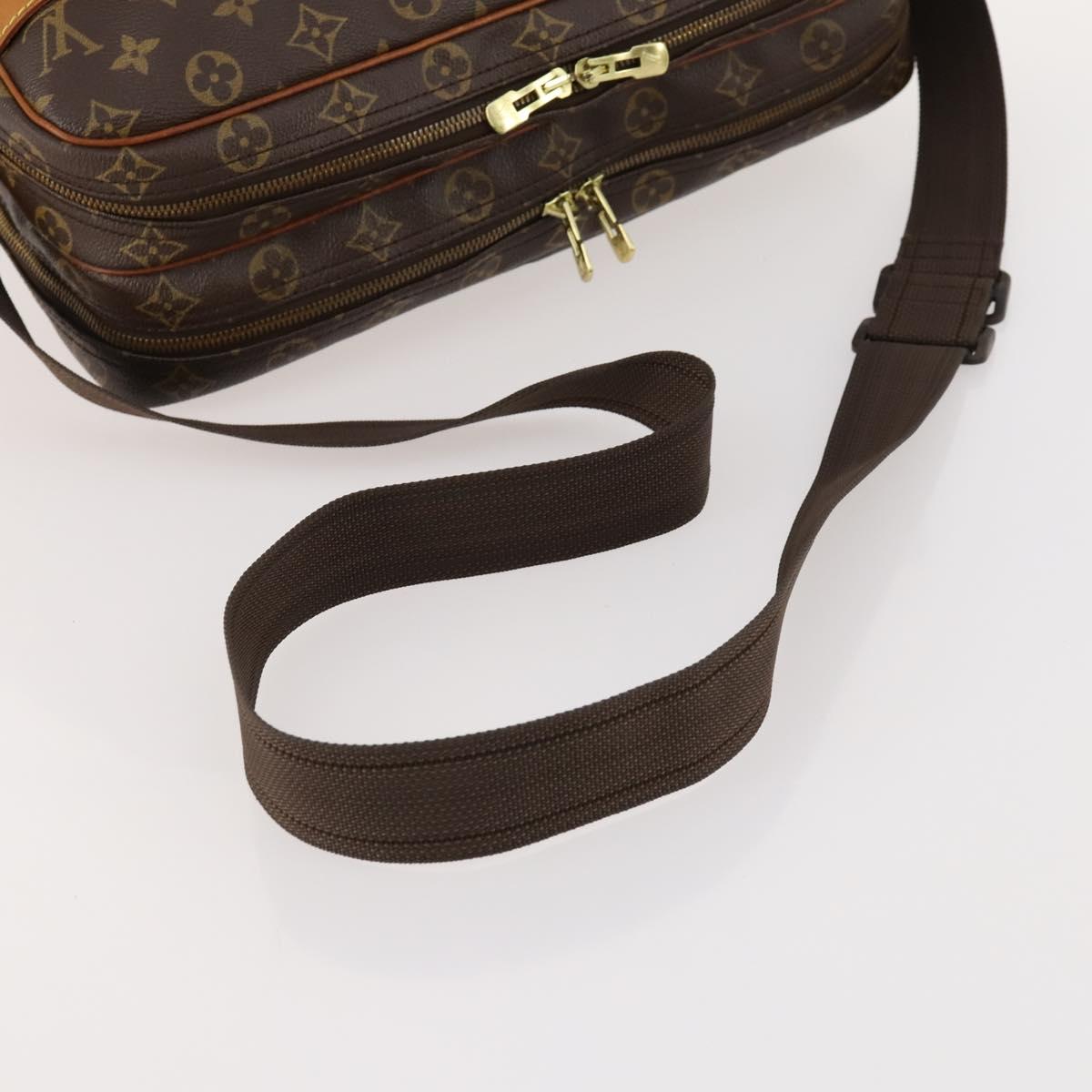 LOUIS VUITTON Monogram Reporter GM Shoulder Bag M45252 LV Auth 170965
