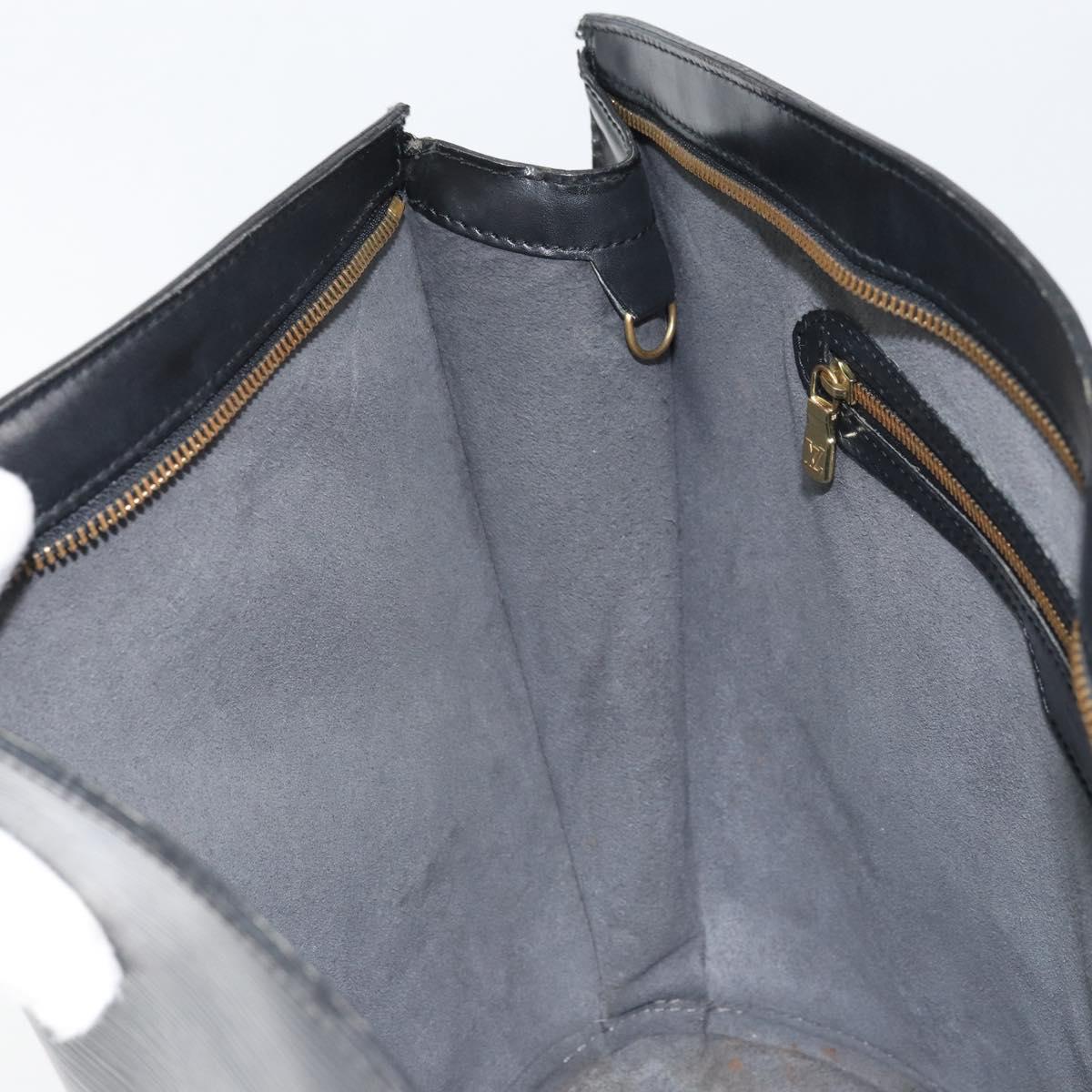LOUIS VUITTON Epi Saint Jacques Shopping Bag Black M52262 LV Auth 170987