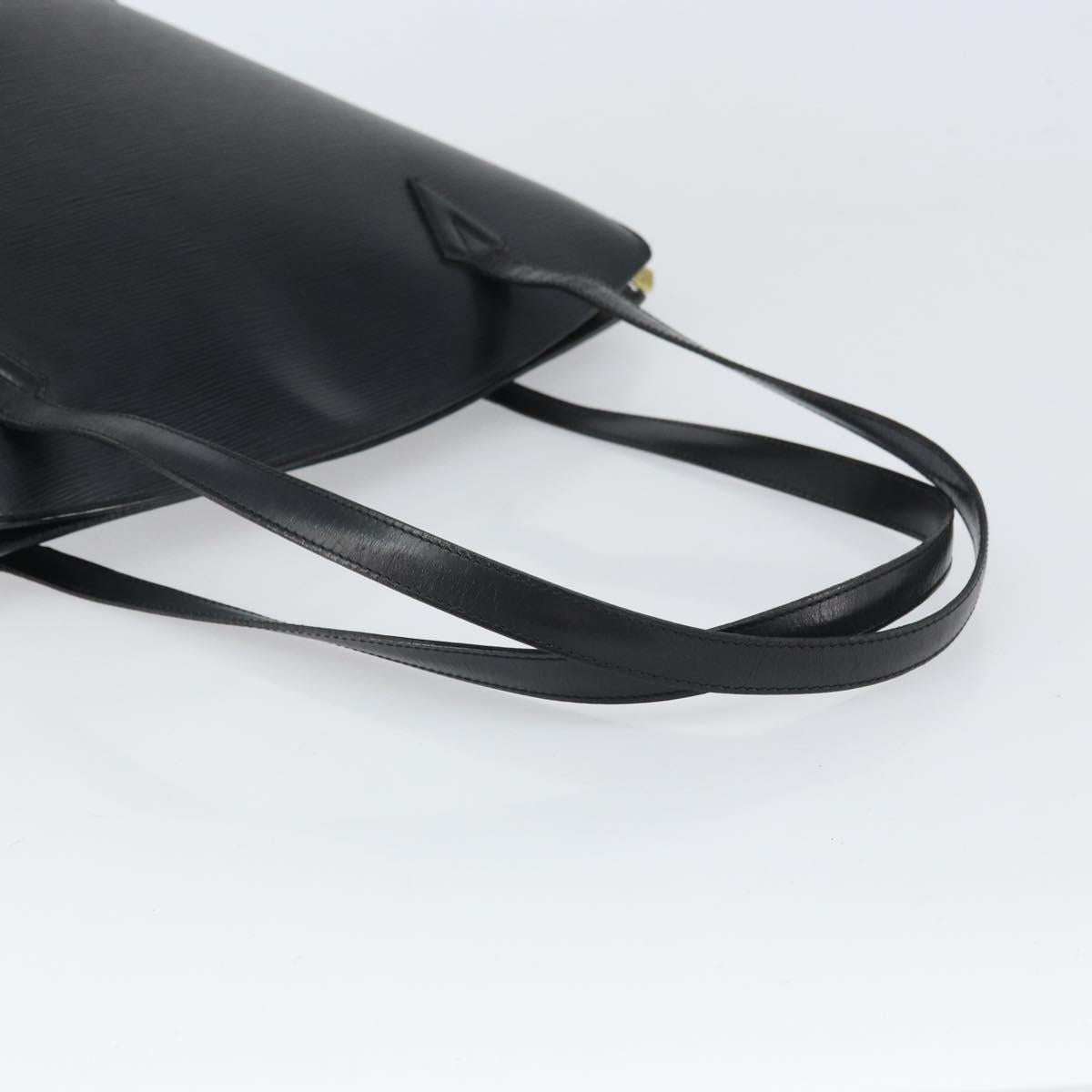 LOUIS VUITTON Epi Saint Jacques Shopping Bag Black M52262 LV Auth 170987