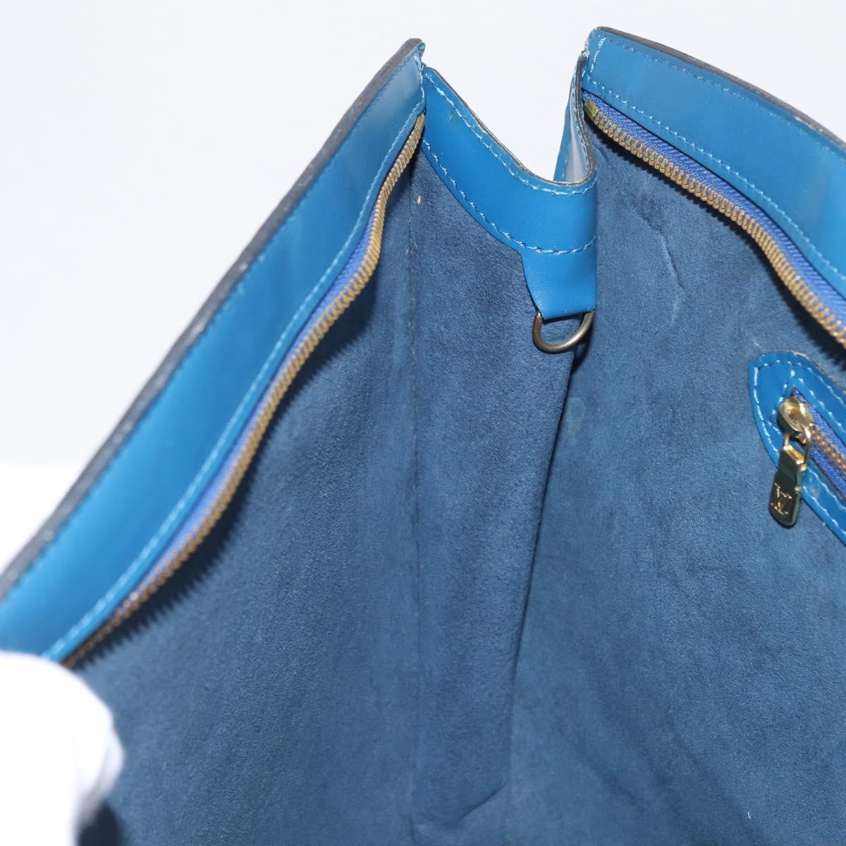 LOUIS VUITTON Epi Saint Jacques Shopping Shoulder Bag Blue M52275 LV Auth 170988