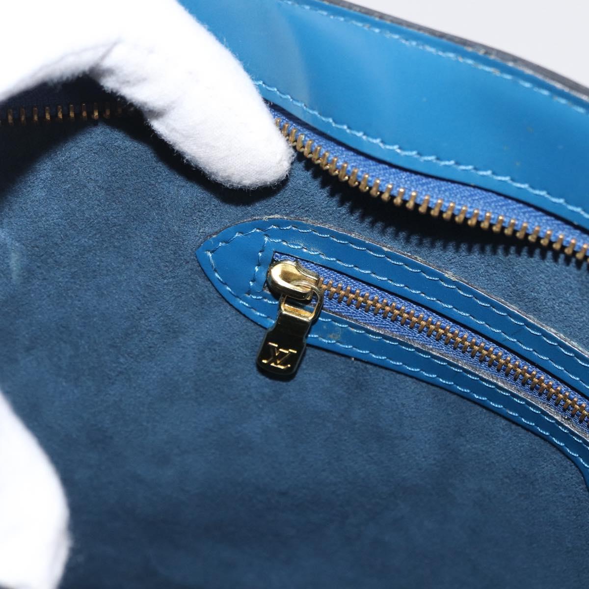 LOUIS VUITTON Epi Saint Jacques Shopping Shoulder Bag Blue M52275 LV Auth 170988