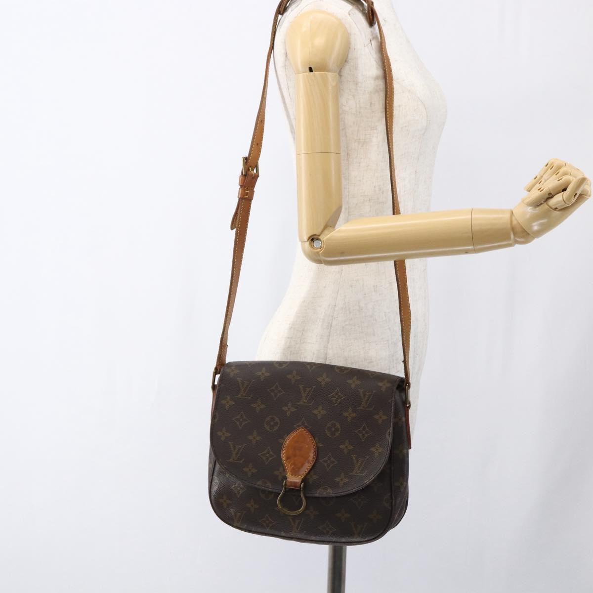 LOUIS VUITTON Monogram Saint Cloud GM Shoulder Bag M51242 LV Auth 171008