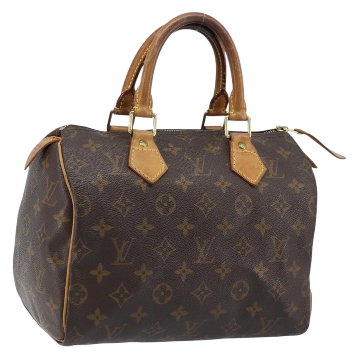 LOUIS VUITTON Monogram Speedy 25 Hand Bag M41528 LV Auth 171010