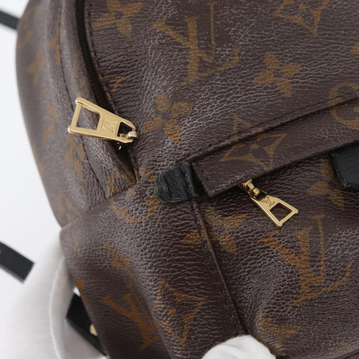 LOUIS VUITTON Monogram Palm Springs MINI Backpack M44873 LV Auth 171013