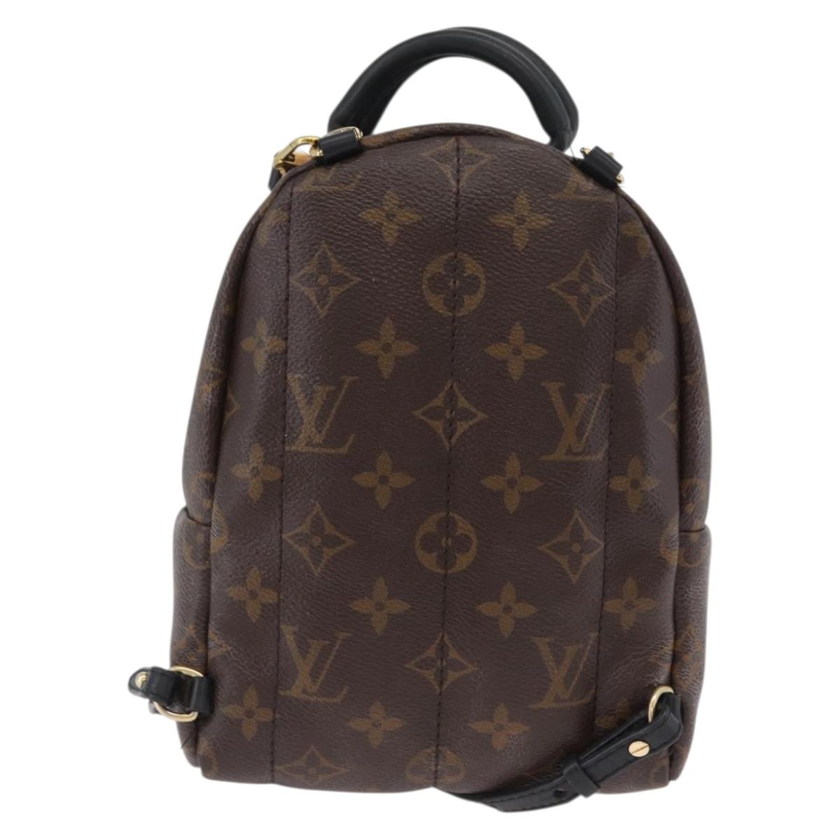 LOUIS VUITTON Monogram Palm Springs MINI Backpack M44873 LV Auth 171013