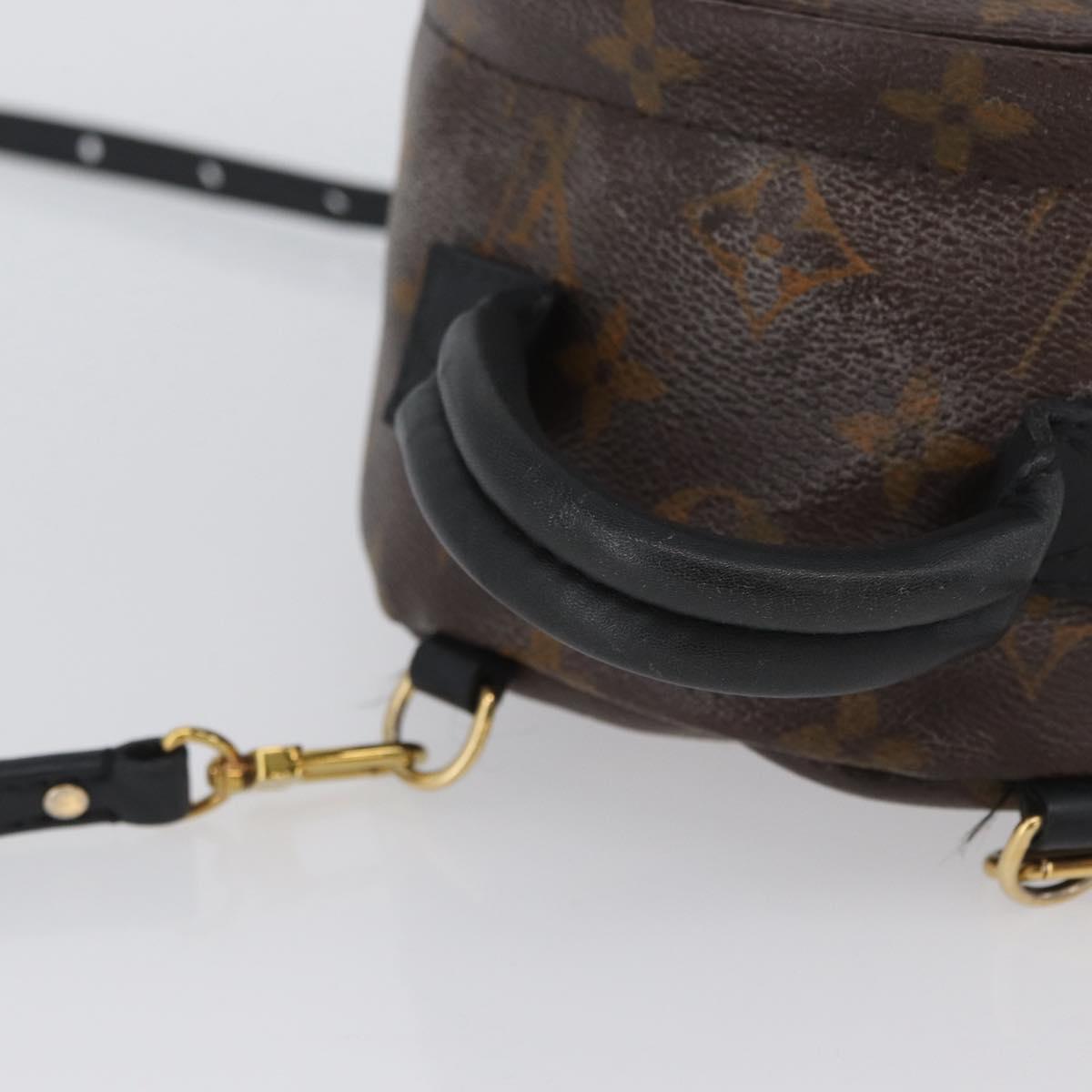 LOUIS VUITTON Monogram Palm Springs MINI Backpack M44873 LV Auth 171013