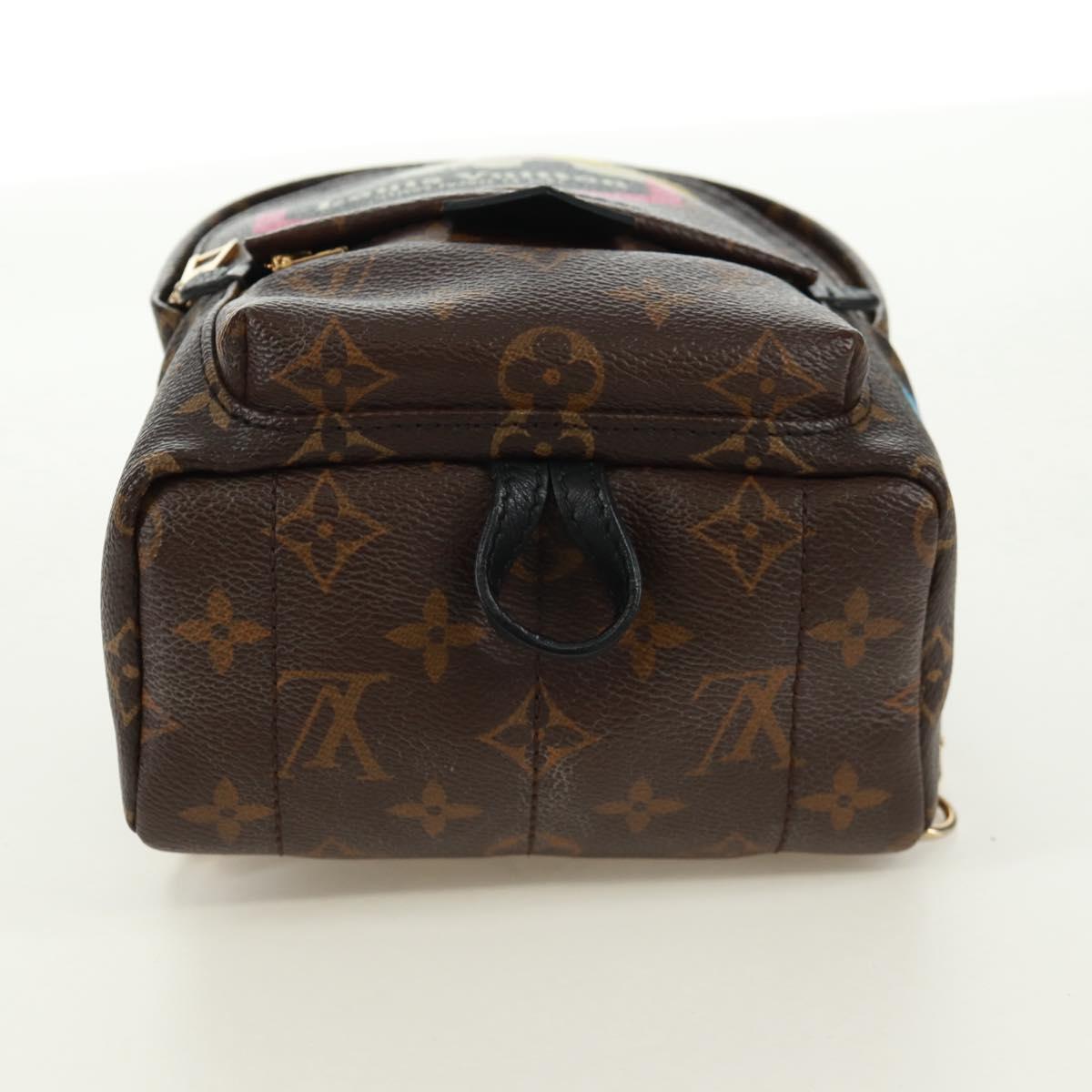 LOUIS VUITTON Monogram World Tour Palm Springs Shoulder Bag M42971 Auth 171014V