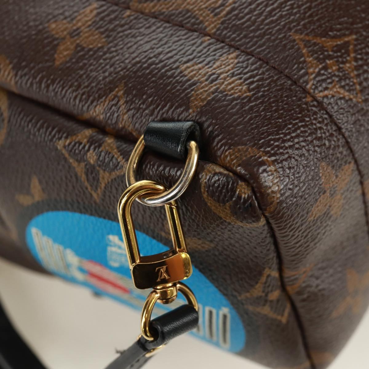LOUIS VUITTON Monogram World Tour Palm Springs Shoulder Bag M42971 Auth 171014V