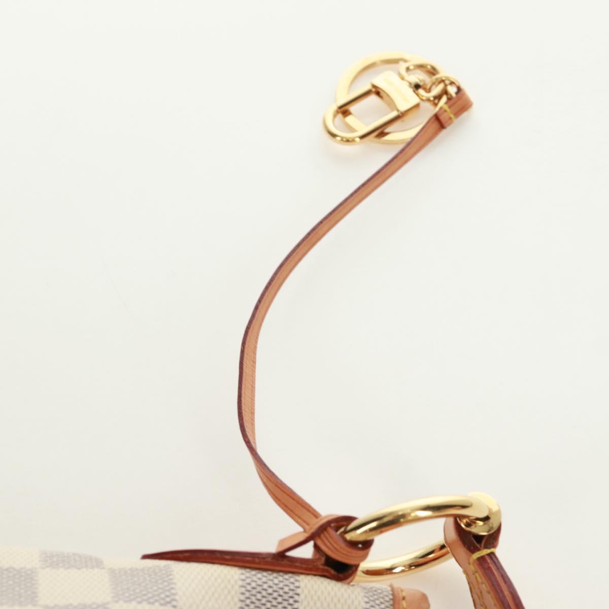 LOUIS VUITTON Damier Azur Delightful MM Shoulder Bag N41448 LV Auth 171015V