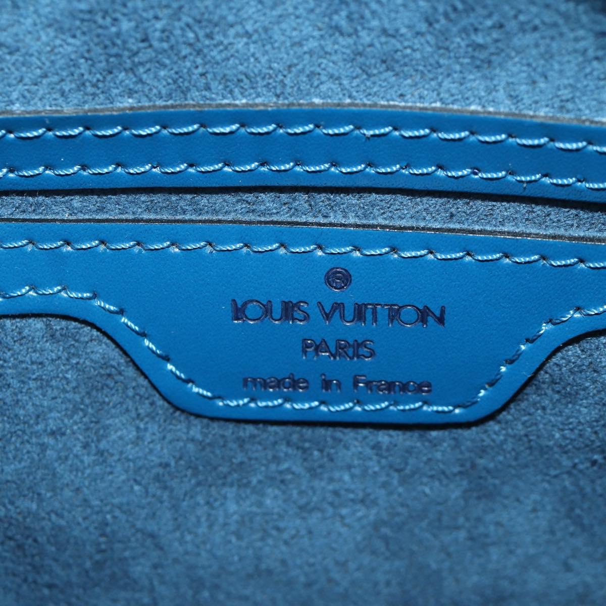 LOUIS VUITTON Epi Soufflot Hand Bag Blue M52225 LV Auth 171029A