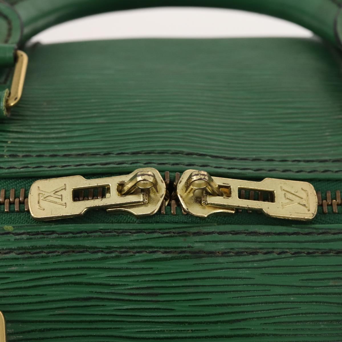 LOUIS VUITTON Epi Keepall 55 Boston Bag Green M42954 LV Auth 171031