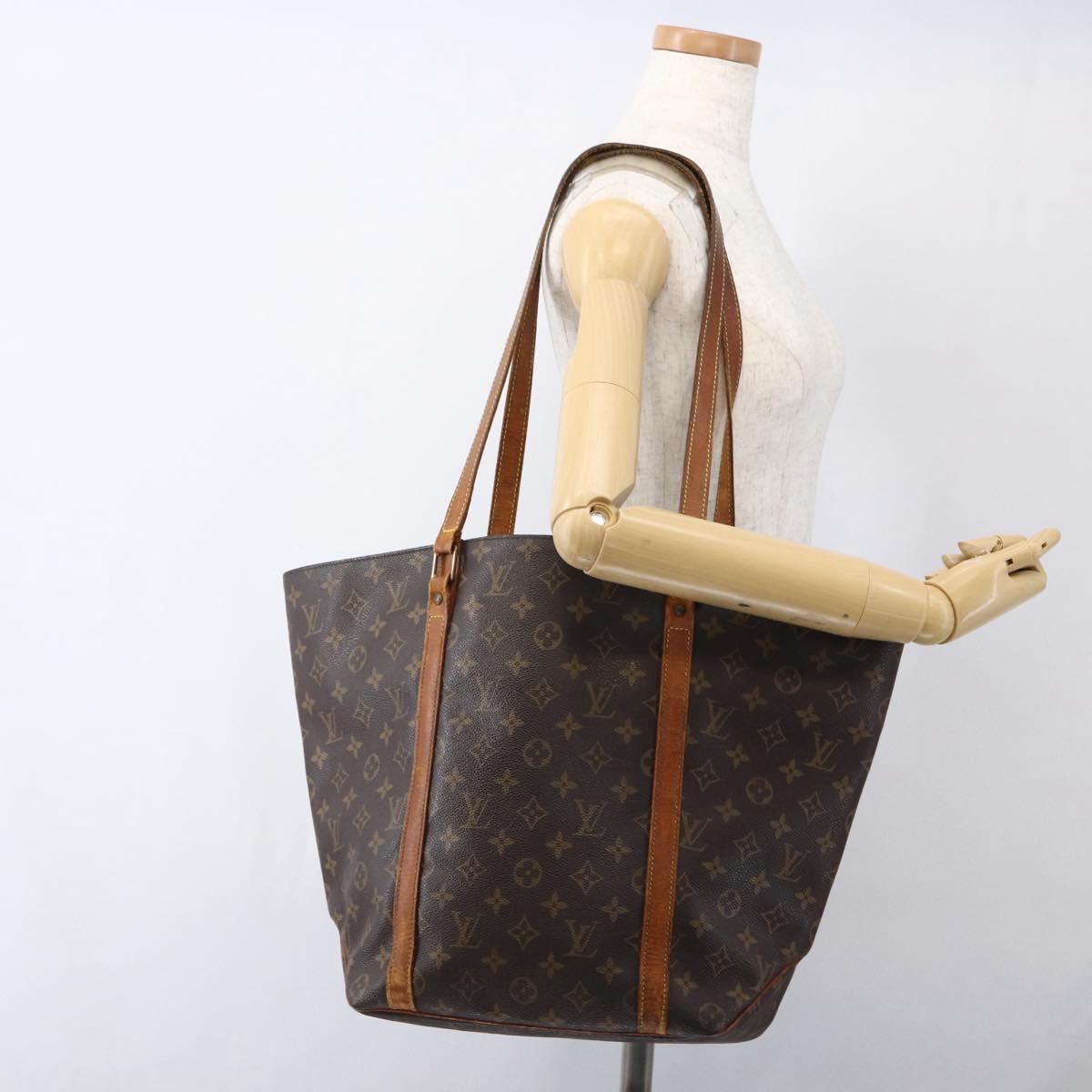 LOUIS VUITTON Monogram Sac Shopping Tote Bag M51108 LV Auth 171034