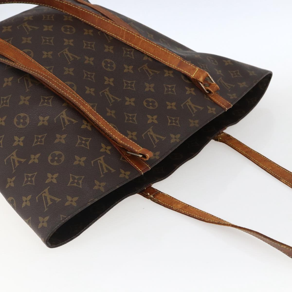 LOUIS VUITTON Monogram Sac Shopping Tote Bag M51108 LV Auth 171034