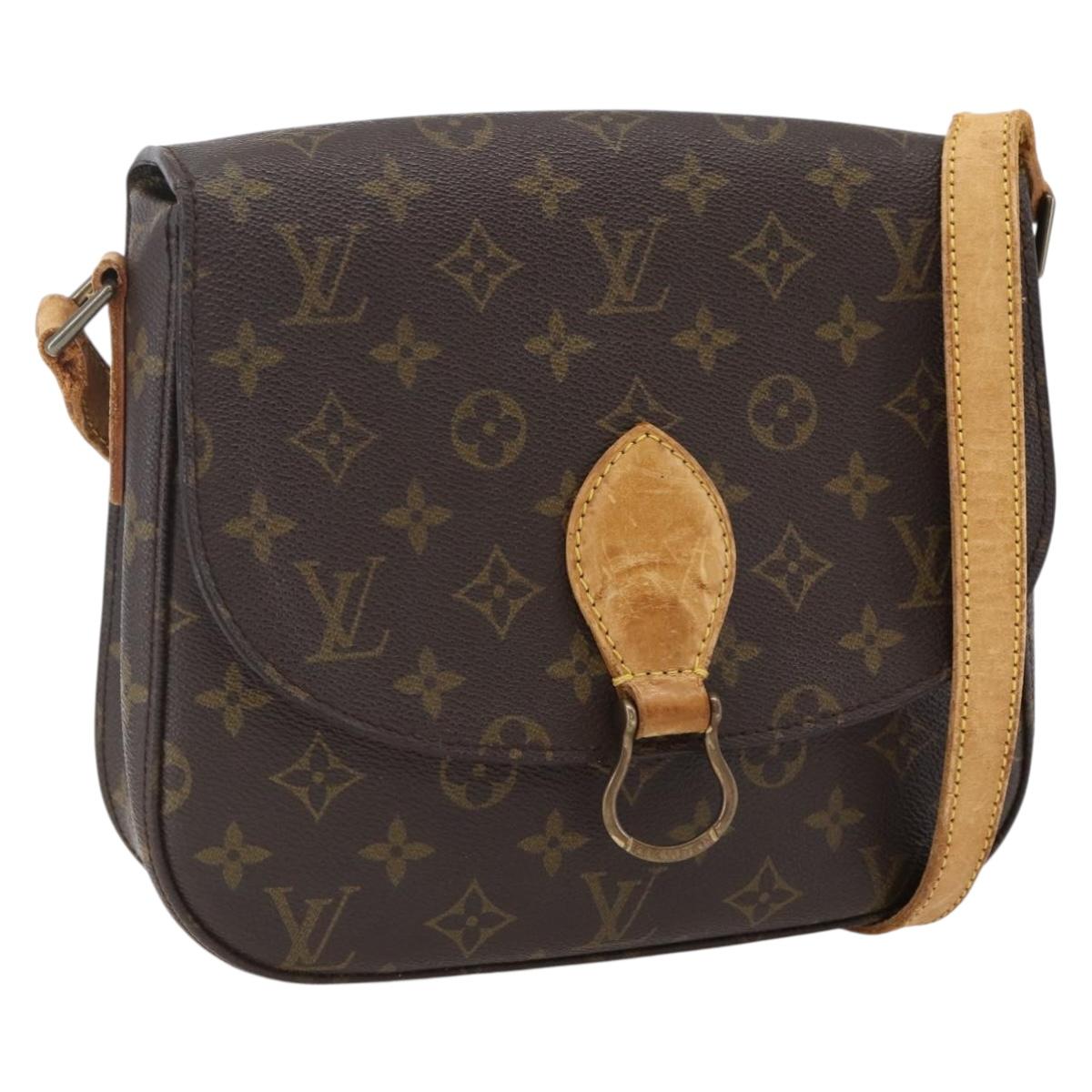 LOUIS VUITTON Monogram Saint Cloud GM Shoulder Bag M51242 LV Auth 171039